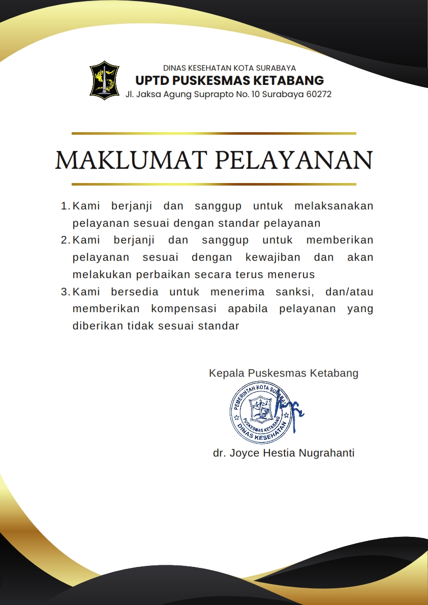Maklumat Puskesmas Ketabang