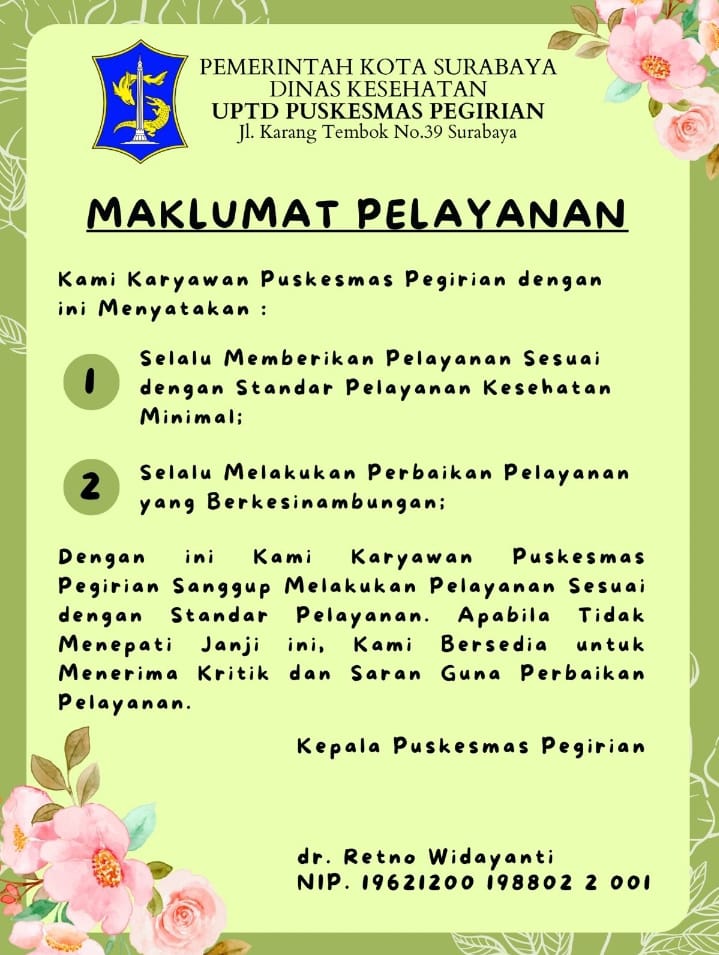 Maklumat Puskesmas Pegirian
