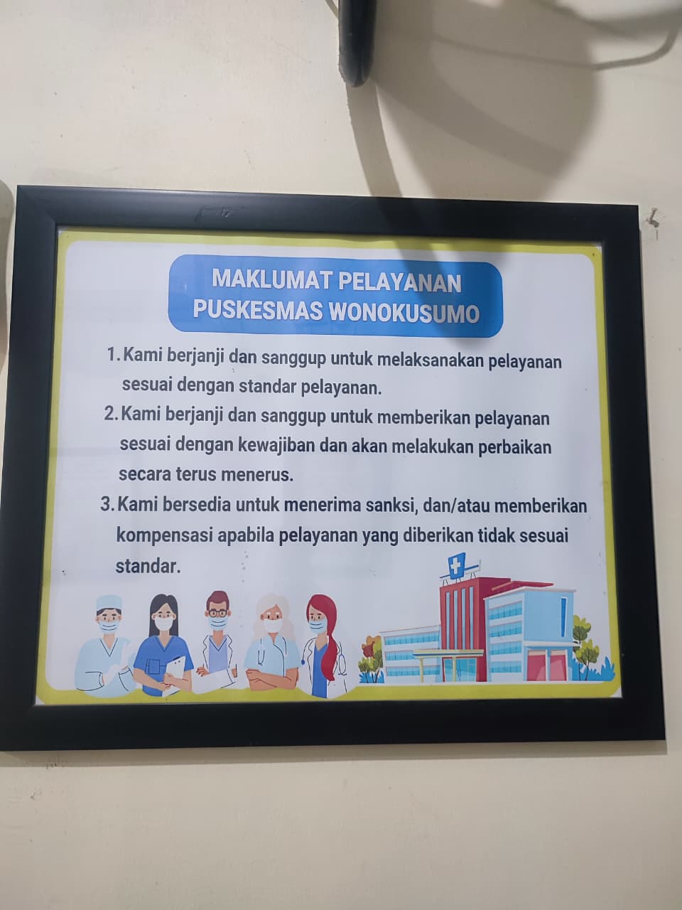 Maklumat Puskesmas Wonokusumo