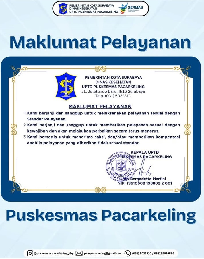 Maklumat Puskesmas Pacarkeling