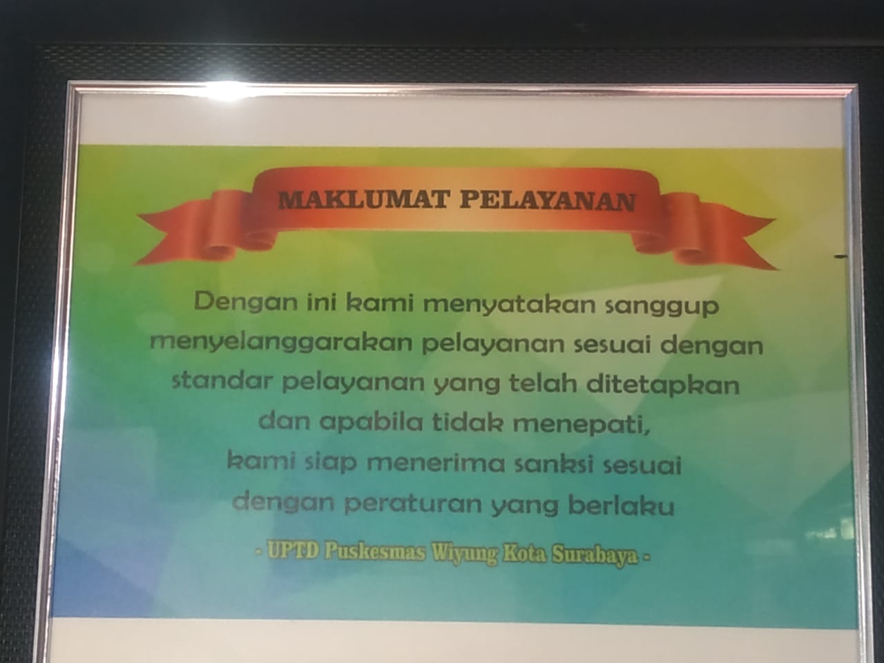 Maklumat Puskesmas Wiyung