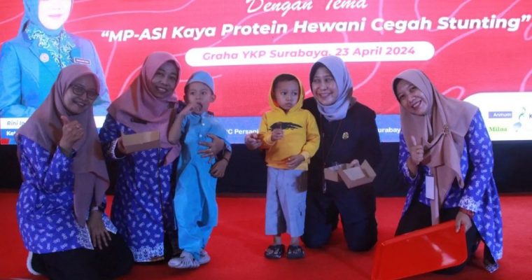 PERINGATAN HGN KE-64: DPC PERSAGI DAN DINAS KESEHATAN KOTA SURABAYA MENGGELAR SEMINAR GIZI “MP-ASI KAYA PROTEIN HEWANI CEGAH STUNTING”