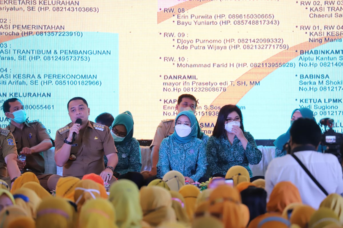 NGOBROL SANTAI BARENG CAK ERI DAN NING RINI BERSAMA KADER SURABAYA HEBAT DI KECAMATAN PAKAL DAN BENOWO.